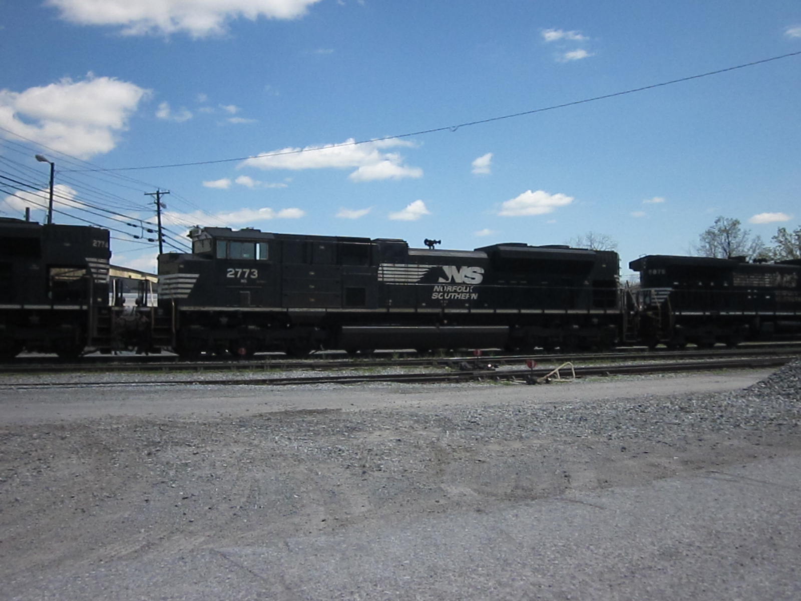 NS 2773 being fueled in Danville.